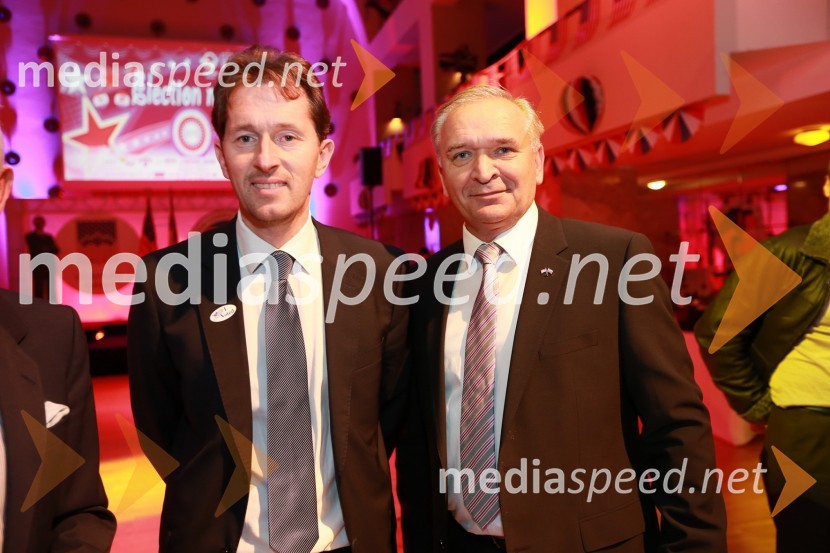 Gregor Virant, predsednik Državnega zbora in ...AmCham, spremljanje volitev za predsednika ZDA