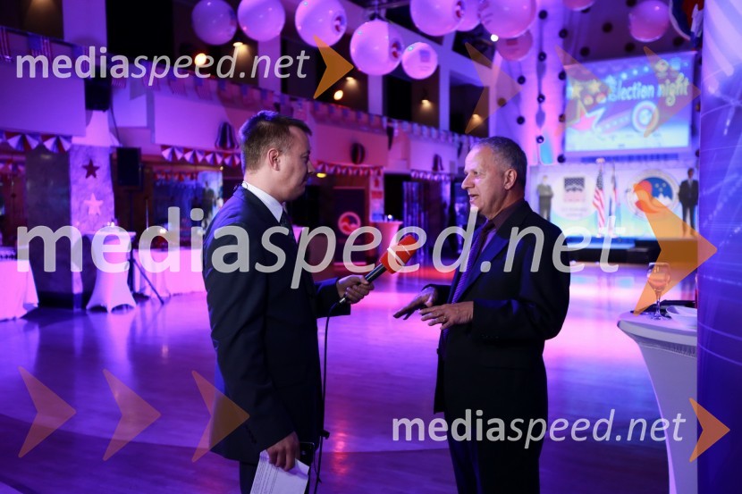 ... in Joseph Adamo Mussomeli, veleposlanik Združenih držav Amerike v SlovenijiAmCham, spremljanje volitev za predsednika ZDA