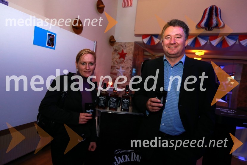 Karmen Govejšek in Aleš LogarAmCham, spremljanje volitev za predsednika ZDA