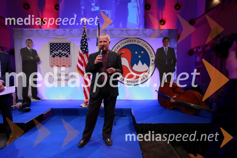 Joseph Adamo Mussomeli, veleposlanik Združenih držav Amerike v SlovenijiAmCham, spremljanje volitev za predsednika ZDA