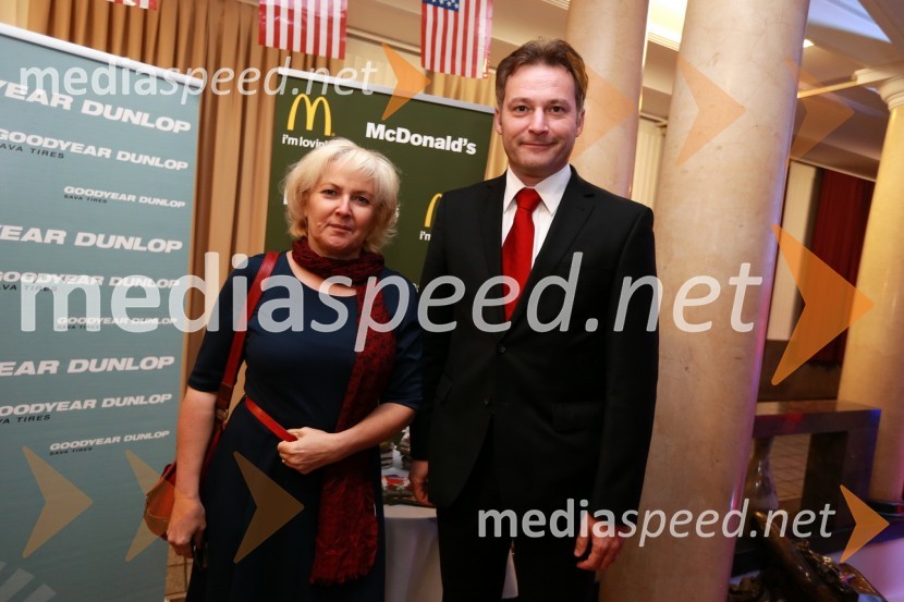 Tatjana Đukič in Tomaž ŽerjalAmCham, spremljanje volitev za predsednika ZDA