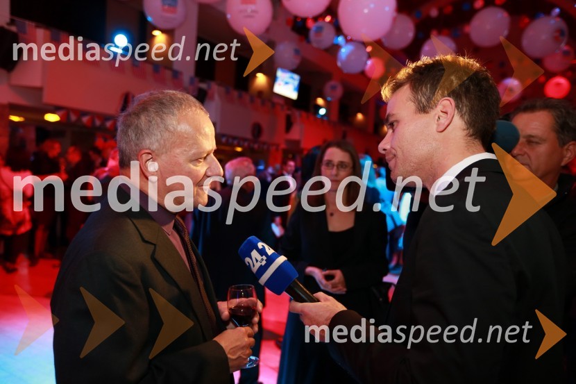 Joseph Adamo Mussomeli, veleposlanik Združenih držav Amerike v Sloveniji in ...AmCham, spremljanje volitev za predsednika ZDA