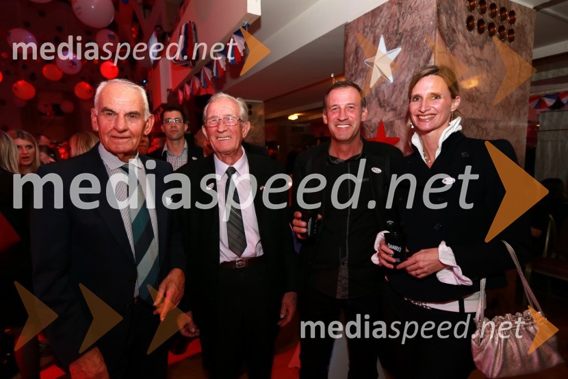 Milan Popovec, Jože Gačnik, sin Goran Gačnik in Maja Tanko SmoličAmCham, spremljanje volitev za predsednika ZDA