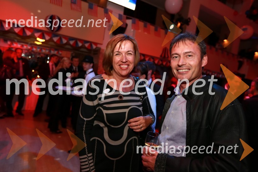 Nevenka Kržan in Janko JenkoAmCham, spremljanje volitev za predsednika ZDA