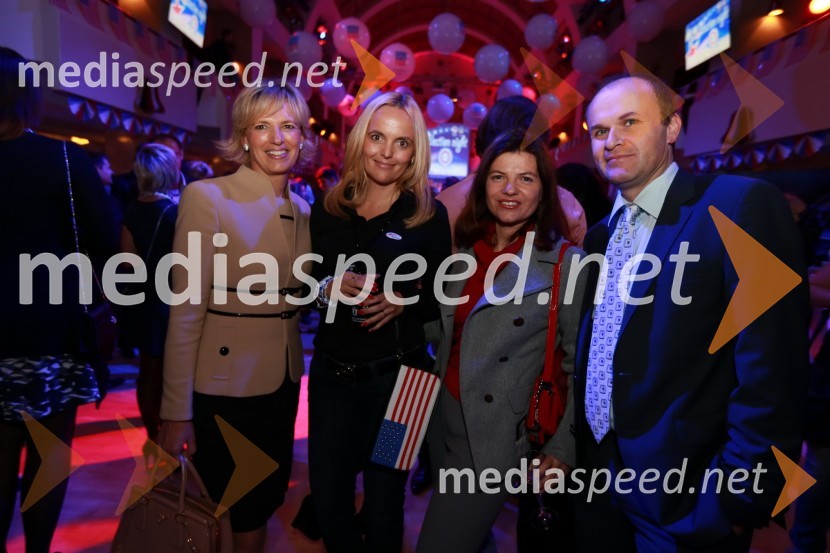 Aleša Kandus Benčina, predsednica uprave Medex d.o.o., mag. Ajša Vodnik, izvršna direktorica Ameriške gospodarske zbornice (AmCham), ... in ...AmCham, spremljanje volitev za predsednika ZDA