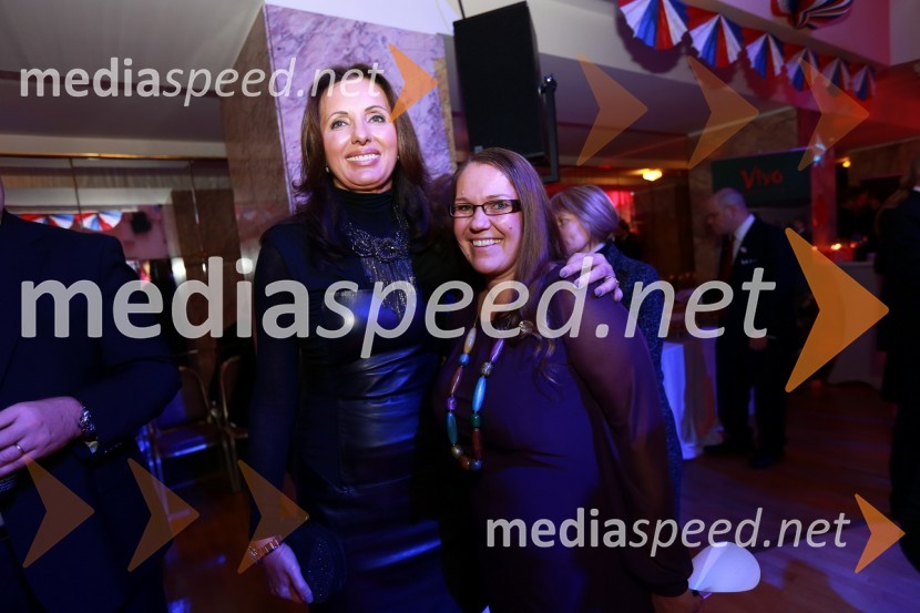 Biljana Weber Dujović, generalna direktorica Microsoft Slovenija in Nina Irt, Ameriška gospodarska zbornica (AmCham)AmCham, spremljanje volitev za predsednika ZDA