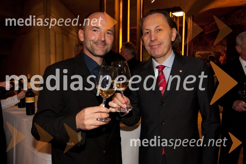 Matjaž Lemut, posestvo Tilia in Edi Berk, oblikovalec, arhitektTradicionalno mestno martinovanje na Ljubljanskem gradu