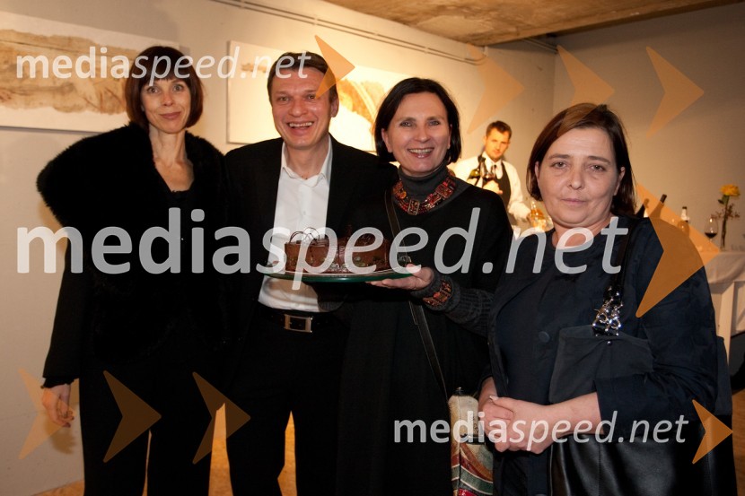 Jelena Sovre, Marjan Nemanič, Eva Strohmaier, Tanja VilarTradicionalno mestno martinovanje na Ljubljanskem gradu