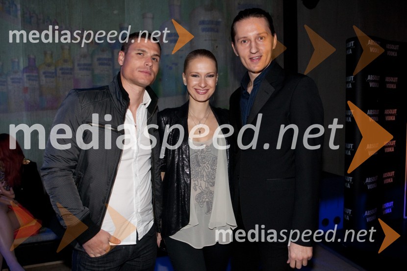 Janoš Val, Maja Ferme, modna oblikovalka in fant Igor1. rojstni dan kluba Cirkus