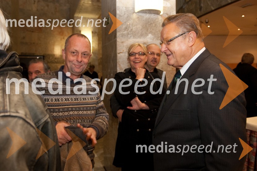 Matej Bogataj, kritik in Dušan Mlakar, režiserRokovnjači, premiera v SNG Nova Gorica