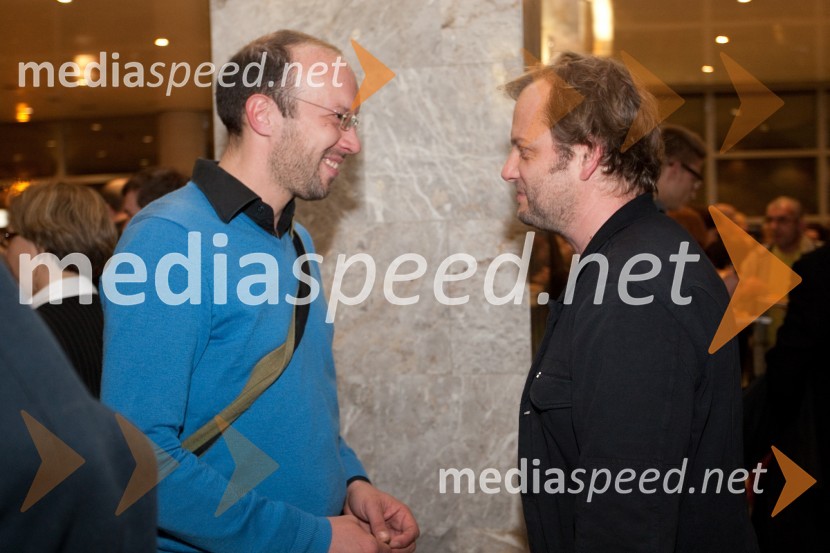 Miha Nemec, igralec, režiser in Sebastijan Horvat, režiserRokovnjači, premiera v SNG Nova Gorica