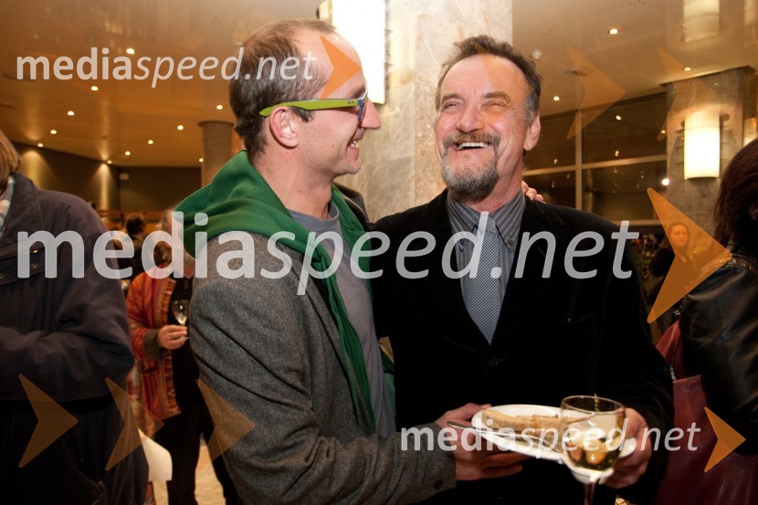 Blaž Valič, igralec in Primož Bebler, režiserRokovnjači, premiera v SNG Nova Gorica