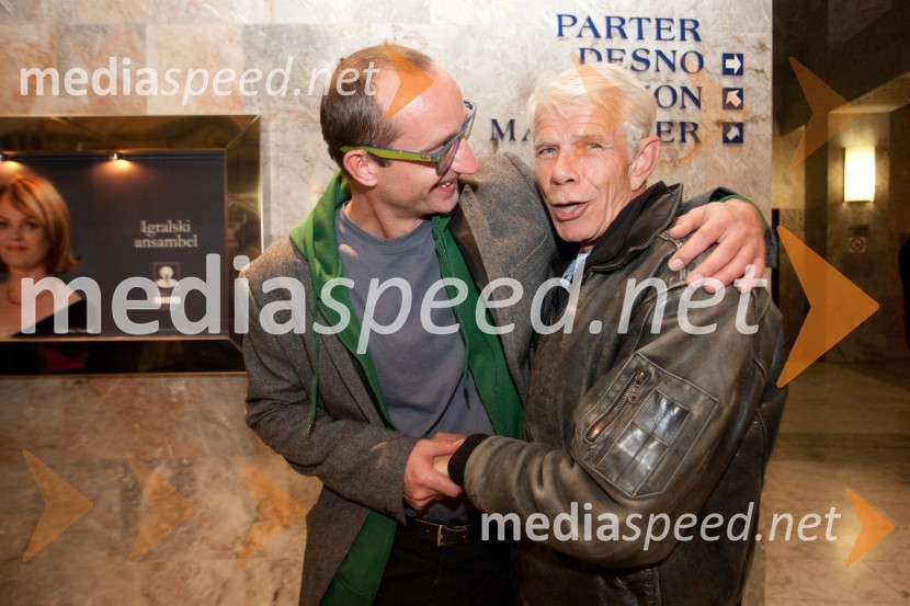 Blaž Valič, igralec in Ivo Barišič, igralecRokovnjači, premiera v SNG Nova Gorica