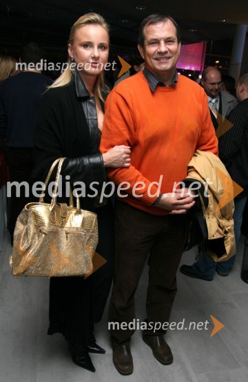 Rado Snežič, podjetnik s soprogo SanjoPorsche Maribor, otvoritev salona vozil Audi