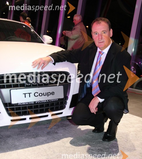 Frenk Tavčar, vodja zanke Audi v SlovenijiPorsche Maribor, otvoritev salona vozil Audi