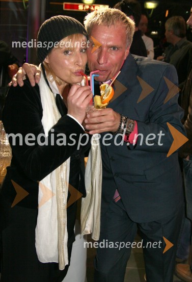 Ana Žvorc, koreografinja in Igor Jelen, koreograf in režiser dogodka in vodja plesnega studia IgenPorsche Maribor, otvoritev salona vozil Audi