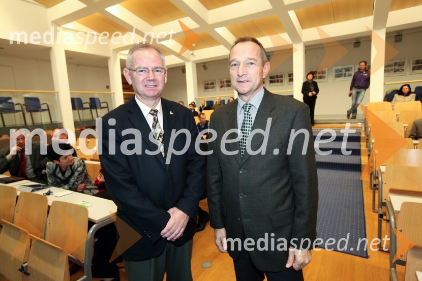 	Prof. dr. Danilo Zavrtanik, rektor Univerze v Novi Gorici in prof. dr. Franci Čuš, predsednik Upravnega odbora Društva univerzitetnih profesorjev MariborObisk rektorja TU Graz prof. dr. Haralda Kainza in zasedanje Slovenske rektorske konference