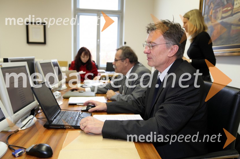 Prof. dr. Danijel Rebolj, rektor Univerze v MariboruObisk rektorja TU Graz prof. dr. Haralda Kainza in zasedanje Slovenske rektorske konference