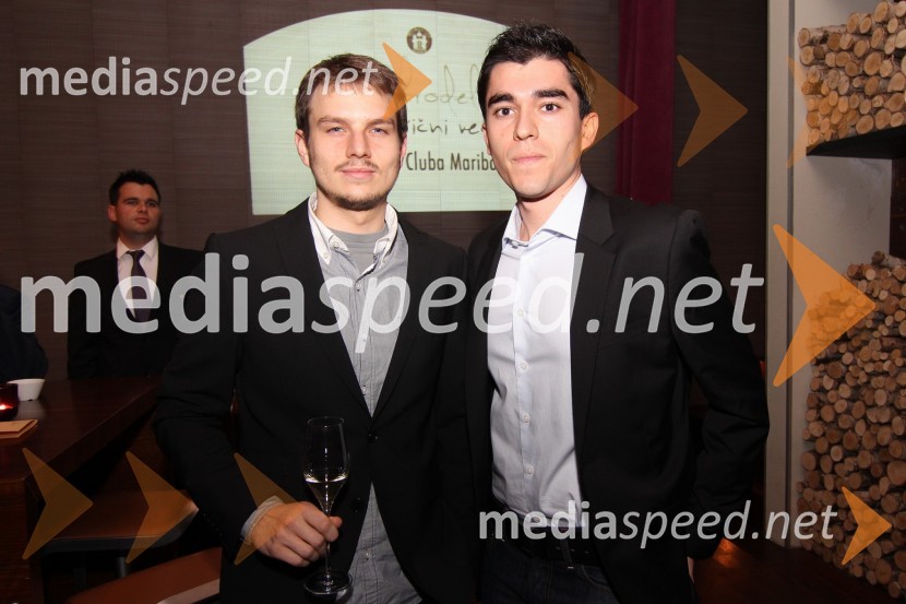 Nejc Gruber Areh in Attila NemethTradicionalna dobrodelna večerja in licitacija Rotaract Cluba Maribor