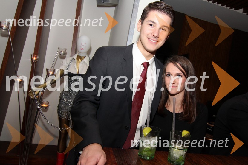 Matej Part in Eva ZupancTradicionalna dobrodelna večerja in licitacija Rotaract Cluba Maribor