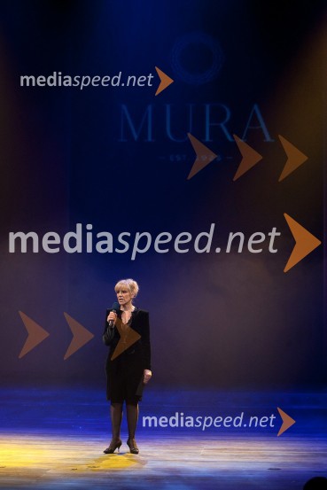 Mojca Lukančič, podjetnica, solastnica skupine AHAModna revija Mura, predstavitev pomladno - poletne kolekcije 2013