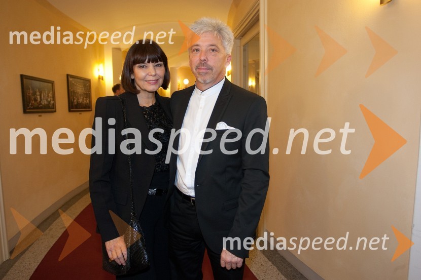 Nina Gazibara, nekdanja manekenka; Marko BernardModna revija Mura, predstavitev pomladno - poletne kolekcije 2013