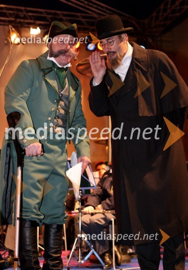 Andrej Rozman Roza, igralec in ...Otvoritev tirne vzpenjače na Ljubljanski grad