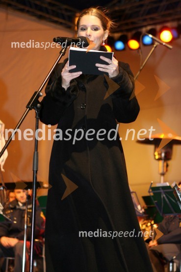 Bernarda Žarn, televizijska voditeljicaOtvoritev tirne vzpenjače na Ljubljanski grad