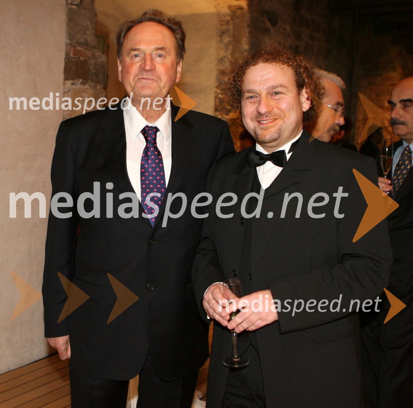 Ivan Zidar, predsednik uprave SCT in Darko Brlek, direktor Festivala LjubljanaOtvoritev tirne vzpenjače na Ljubljanski grad