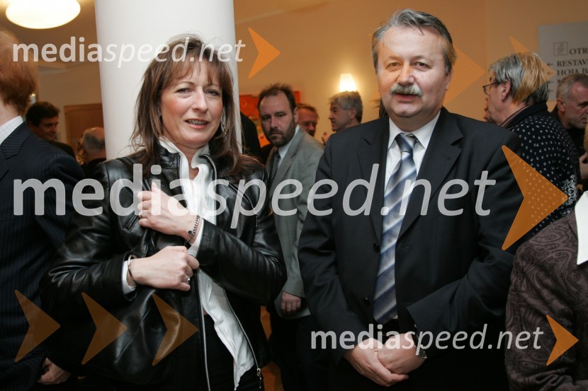 Bogdan Pečuh, predsednik uprave Vinaga in Irena Draš, članica uprave VinagaOtvoritev hotela Bellevue na Pohorju