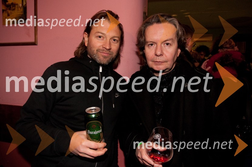 Miha Guštin Gušti, glasbenik; Andrej Košak, režiserPromocija novega albuma Sedam skupine Plavi Orkestar