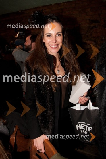 Ula Furlan, voditeljicaPromocija novega albuma Sedam skupine Plavi Orkestar