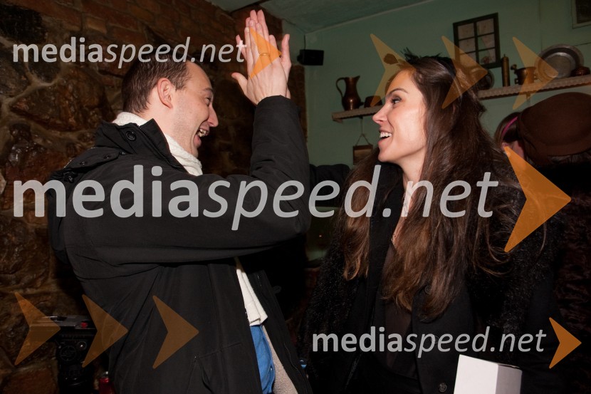 	Zlatan Čordić-Zlatko, raper; Ula Furlan, voditeljicaPromocija novega albuma Sedam skupine Plavi Orkestar