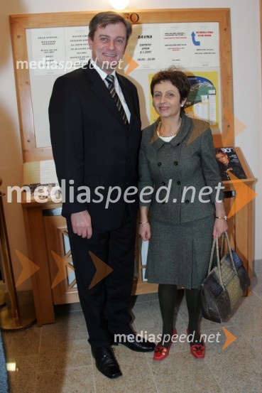 Franci Vouk, direktor Novoles d.d. in Mira Rupnik, svetovalka uprave Terme Maribor d.d.Otvoritev hotela Bellevue na Pohorju