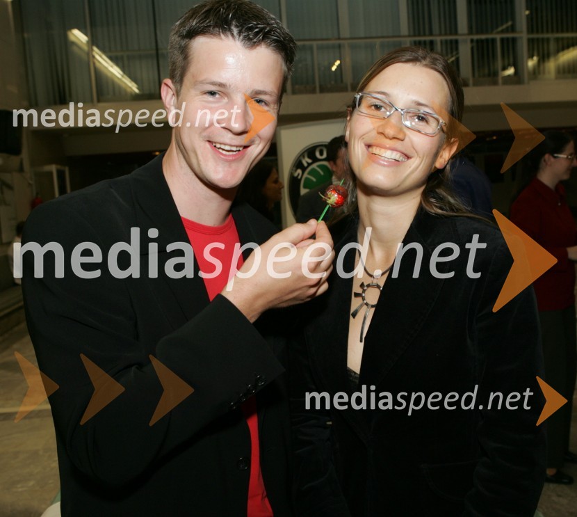 Boštjan Romih z ženo LaroBoštjan Romih