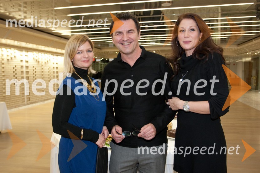 Eva Aljančič, direktorica marketinga Simobil; David Čeplak, Datalab; Tanja Zeni20. Managerski koncert