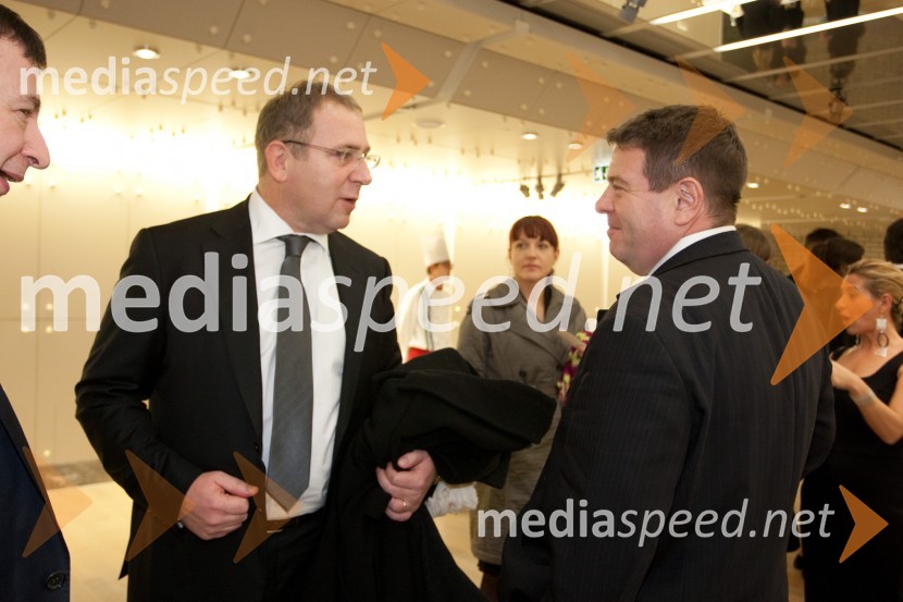 Roman Koritnik, generalni direktor IBM Slovenija; Peter Frankl, odgovorni urednik in direktor Časnika Finance20. Managerski koncert
