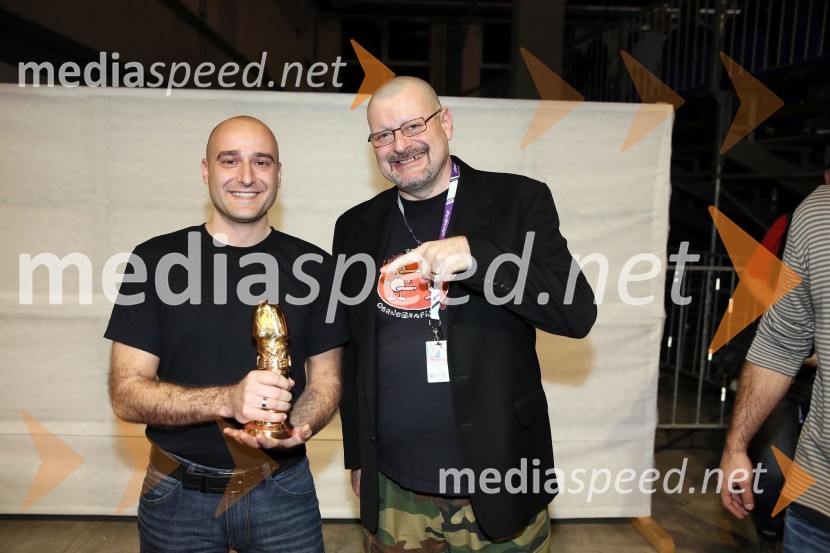 Jan Veroti, FKK savna Andiamo in dobitnik Zlatega Stojana, Max Modic, filmski kritik in publicistSejem erotike 69 in podelitev nagrad Zlati Stojan