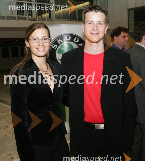 Boštjan Romih z ženo LaroBoštjan Romih