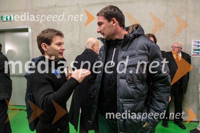 Mitja Petkovšek, gimnastičar; Primož Kozmus, atletHram športnih junakov, otvoritev