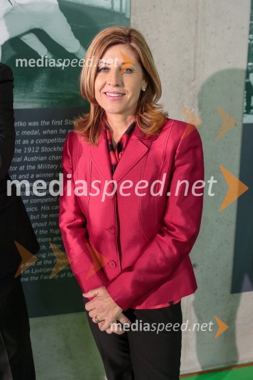 Mima Jaušovec, nekdanja tenisačica in članica Hrama športnih junakovHram športnih junakov, otvoritev
