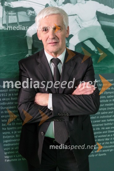 Rudi Hiti, nekdanji hokejist in član Hrama športnih junakovHram športnih junakov, otvoritev