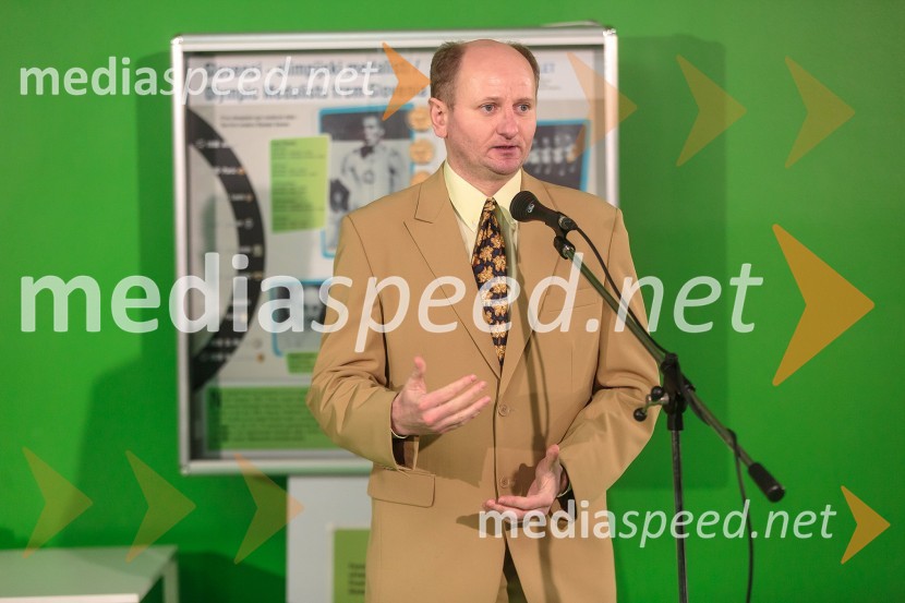 Jože Zidar, predsednik Društva športnih novinarjev SlovenijeHram športnih junakov, otvoritev