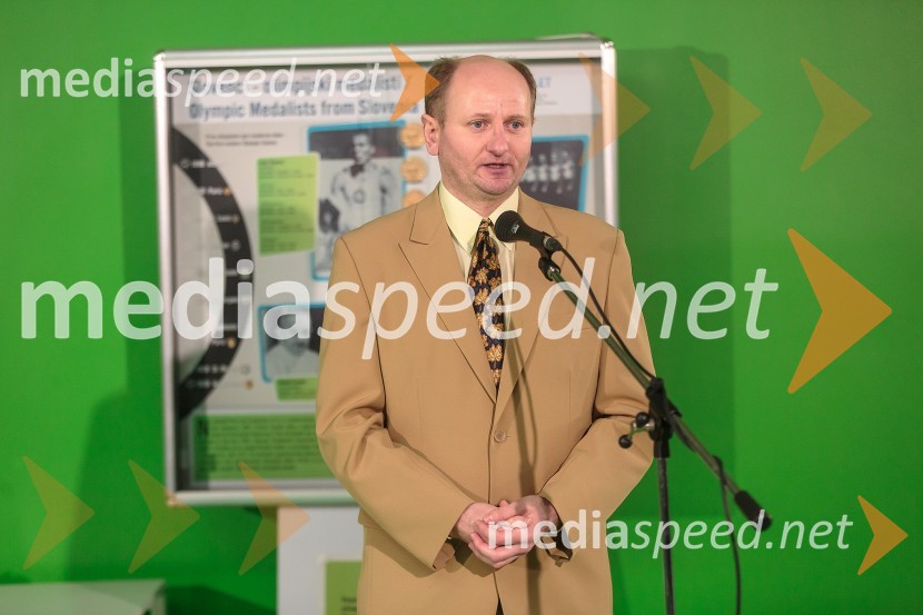 Jože Zidar, predsednik Društva športnih novinarjev SlovenijeHram športnih junakov, otvoritev