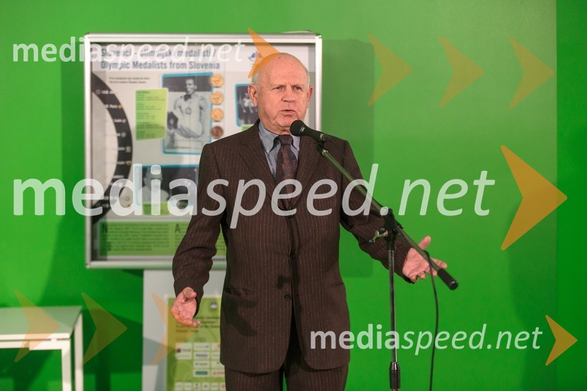 Janez Kocijančič, predsednik Olimpijskega komiteja SlovenijeHram športnih junakov, otvoritev