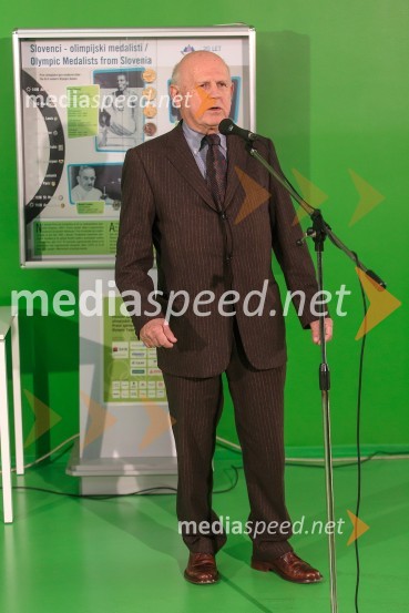 Janez Kocijančič, predsednik Olimpijskega komiteja SlovenijeHram športnih junakov, otvoritev