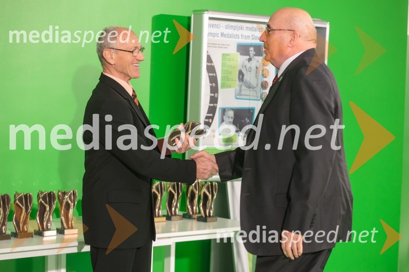 Miro Cerar, nekdanji gimnastičar in član Hrama športnih junakov; Ivo Daneu, nekdanji košarkar in član Hrama športnih junakovHram športnih junakov, otvoritev