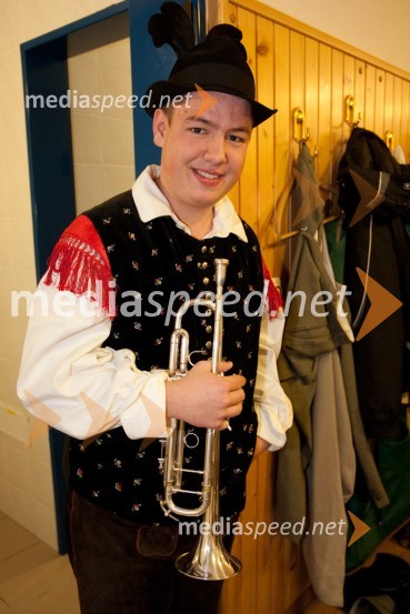 Blaž Turinek, trobentarVečer Franca Koširja pod Avsenikovo marelo