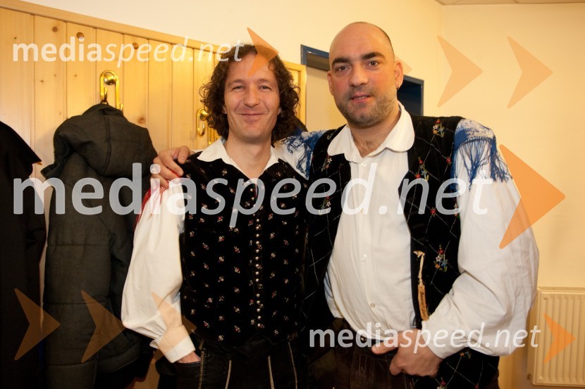 Damir Tkavc, glasbenik; Matej Rihtar-Riki, glasbenikVečer Franca Koširja pod Avsenikovo marelo