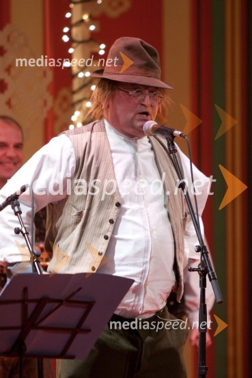 Konrad Pižorn, humoristVečer Franca Koširja pod Avsenikovo marelo